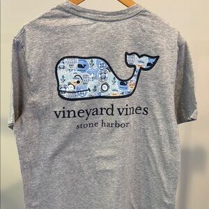Vineyard Vines Gray Graphic T-Shirt